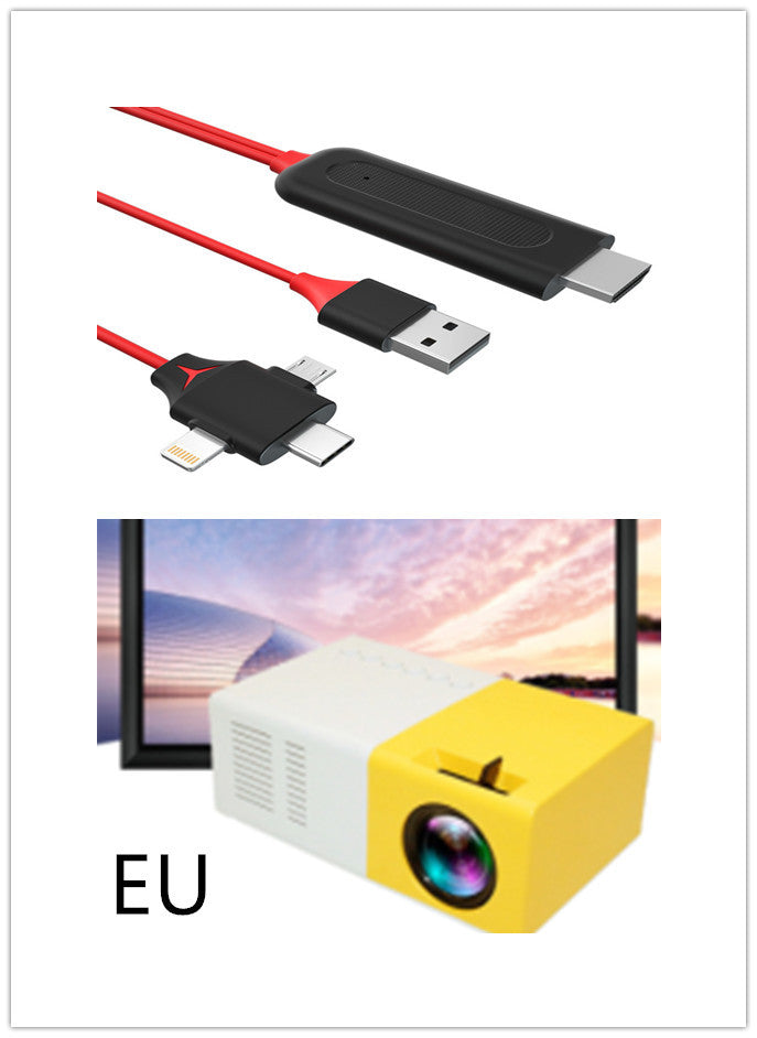 Mini HD LED Projector – Portable Home Cinema