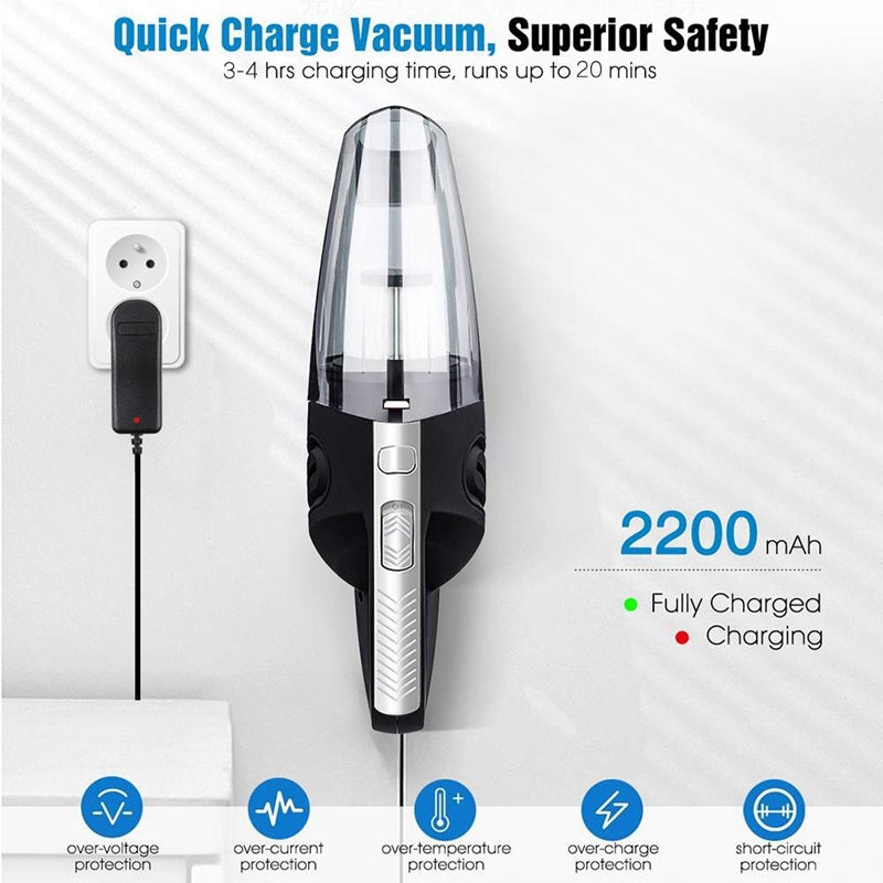 Cordless Rechargeable Mini Vacuum Cleaner